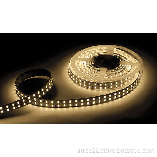 5M 600pcs 5630 Double Row Flexible LED Strip, Waterproof, 2,800-7,500K CCT DC 24V, High Brightness
